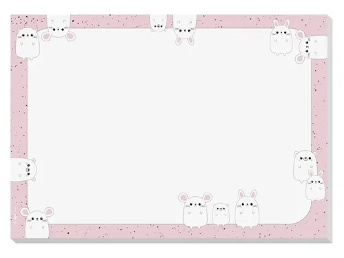 Bureauonderlegger Sigel Kawaii Friends A3 30 vel 80gr