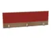 panneau de rehausse,p. table de bureau,NT-cerise,BN4011-rouge