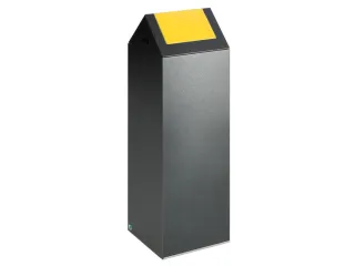 Afvalverzamelaar Zelfblussend 89 Liter 1045X320X320Mm Klemring Geel - 1