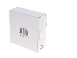 Etiketten Op Rol 25mm Wit Met Dispenser 500 Stuks - 3