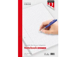 Cursusblok Quantore A4 ruit 5mm 100vel 80gram met kantlijn+