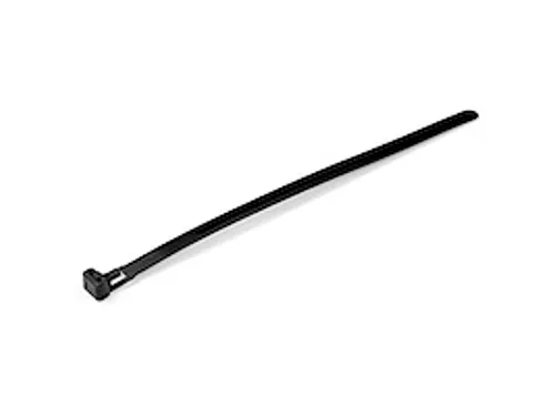 20cm Herbruikbare Kabelbinders zwart nylon 100 stuks