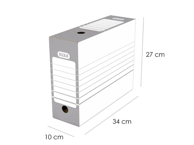 ELBA archiefdoos 100mm grijs