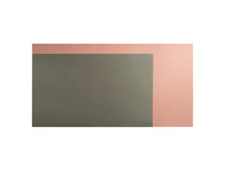 Onderlegger PU 35x60cm nude/grijs - 9