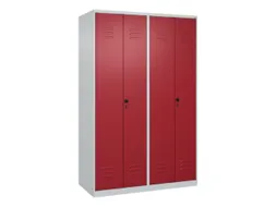 PBM-locker,HxBxD 1850x1200x500mm,4vak,vak B 300mm,draaigrendel
