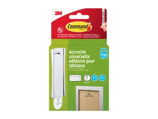 Haak Command metaal tbv oa schilderijlijsten incl bevestigingsstrip - 1