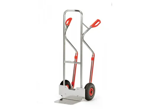 Aluminium Steekwagen A1330v 200kg Massief Rubber Banden