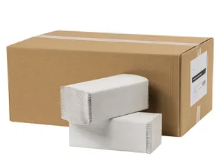 Papieren Handdoek Z-vouw recycled tissue 2-laags FSC - 1