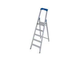 Ladder Aluminium Bordes H 1 25M 5Treden Incl. Bordes