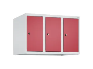 opzetkast,v. locker,3vak.,vak B 250mm,HxBxD 500x750x500mm,vleugeldeur - 1