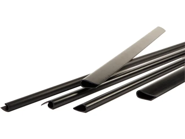 Pavo Slide binders Rond Klemrug voor A4 6 mm Zwart 100 stuks