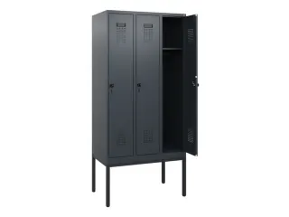 schoollocker,HxBxD 1950x900x500mm,3vak,vak B 300mm,draaigrendel - 1