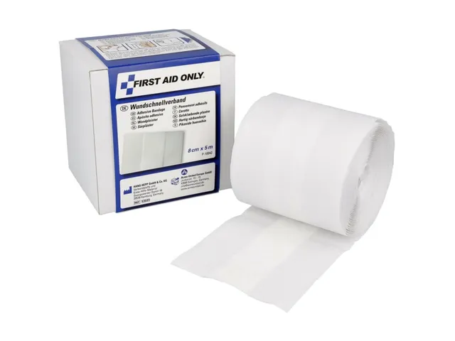 Wondpleister First Aid Only hypoallergeen 5m x 8cm