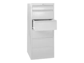 ladekast HxBxD 1200x500x600mm 6laden slot RAL7035 front RAL7035 - 2