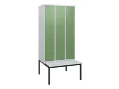Dubbeldekse dekenkist,HxBxD 1950x900x815mm,3x2vak.,vak B 300mm