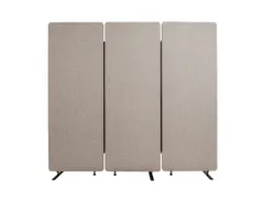 Geluiddempende scheidingswandset,HxBxD 1680x1830x350mm,hoek 90°