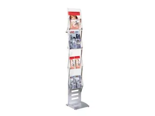 Folderrek Van Staal Vouwbare Versie 1550x260x260mm Ral 9006 - 3