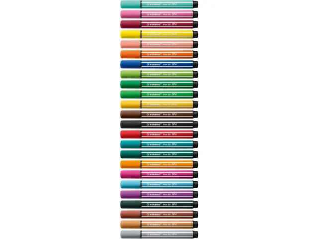 Feutre STABILO Pen 68/30 MAX vermillon pâle