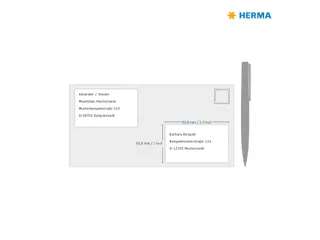 HERMA 5028 Premium etiketten A4 83,8x50,8mm Wit 250 stuks - 4