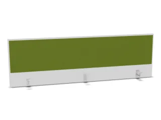 opzetpaneel,v. bureau,aanbouw achter,B 1800mm,Bl-wit,BN7048-groen - 1