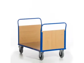 dubbele kopwandwagens,draagverm. 600kg,laadvl. LxB 1200x800mm - 3