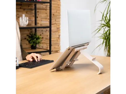 RGOTPW Treepod laptop- en tabletstandaard biobased Wit