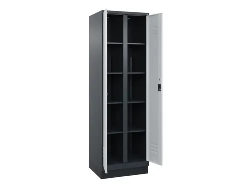 wasgoedverdeelkast,HxBxD 1950x600x500mm,vak B 300mm,cilinderslot