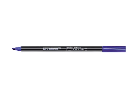 Brushpen edding 4200 porselein blauw