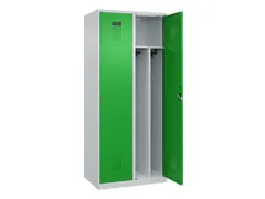 locker voor scheiding van kleding,HxBxD 1850x800x500mm,2vak