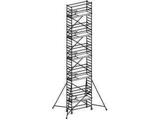 rolsteiger,reik H 11,4m,steiger H 10,64m,5platform(s),m. luik - 2