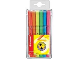 Flash Markeerstift Etui 6 Stuks Geassorteerd