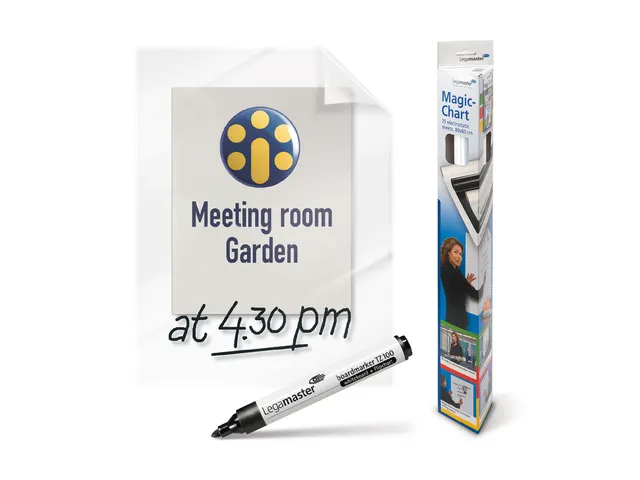 Legamaster Magic-Chart Clearboard Folie 60x80cm Transparant 25 vel