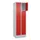 lockerkast,HxBxD 1950x600x500mm,2x4vakken,vak B 300mm,cil.-slot,sokkel