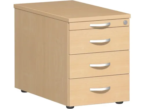 mobiel ladeblok,HxBxD 570x430x800mm,4lade(n),beuken