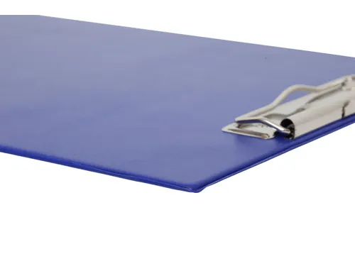 Klembord MAUL PVC folie Blauw A4 staand