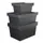 Herbruikbare containers,3bakken,HxLxB 240x410-610x300-400mm,18-58l,PP
