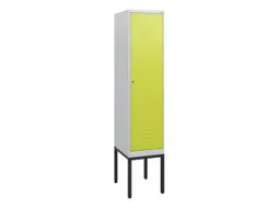locker,HxBxD 1950x400x500mm,1vak,vak B 400mm,cil.-slot,voetonderstel