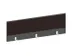 baliepaneel bureau aanbouw achter MS-donkergrijs BN2036-bruin 1400mm