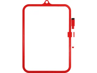 Whiteboard Kangaro 18.5x26cm met marker/wisser - 1