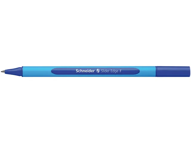 Balpen Schneider Slider Edge F 0,7mm blauw