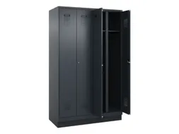 locker voor scheiding van kleding,HxBxD 1950x1200x500mm,4vak