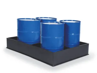 Opvangbak Hdpe 2470x870x245mm V. 6x220l Open Volume 225l - 1