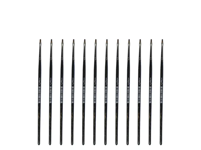 Penseel Kangaro Serie 341 plat Nr. 2 synthetisch doos 12 stuks