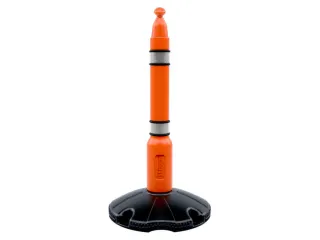kegelriempaal,paal H 100mm,oranje,kunststof - 2
