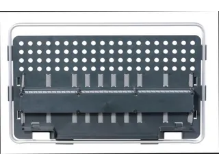 gereedschapshouder,borstelhouder,18rubberen lussen,HxBxD 285x440x50mm - 2