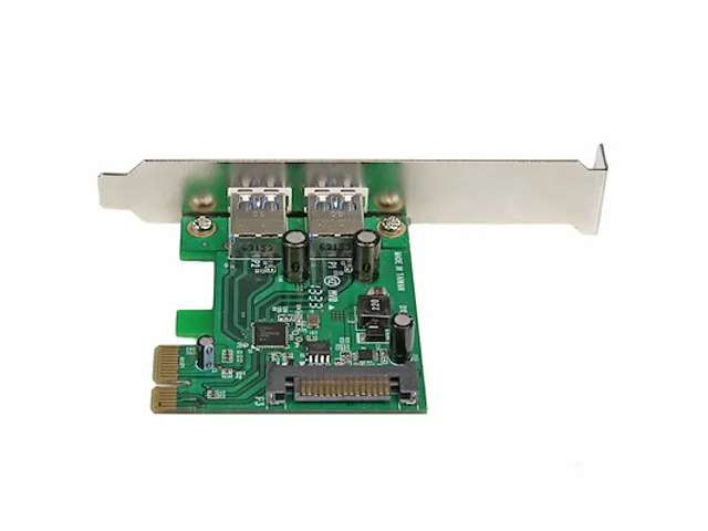 2-Poorts PCI Express SuperSpeed USB 3.0 Adapterkaart met UASP