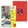 Gekleurd Etiket Avery Zweckform 70x37mm Rood 2400 stuks