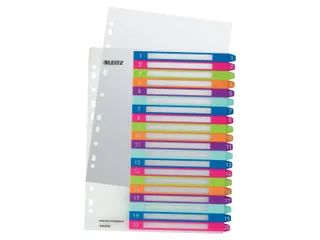 WOW printbare index, 20 tabs - 1