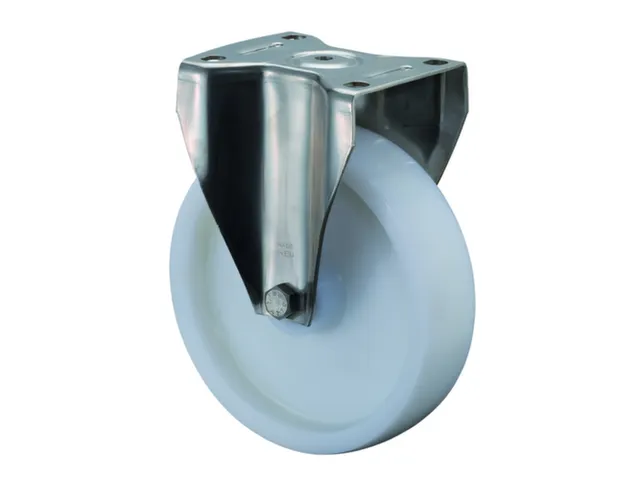 bokwiel,draagverm. 700kg,kunststof,ØxB 200x50mm,RVS-wiellager