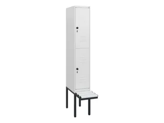 Dubbeldekse dekenkist,HxBxD 1950x300x815mm,1x2vak.,vak B 300mm - 1